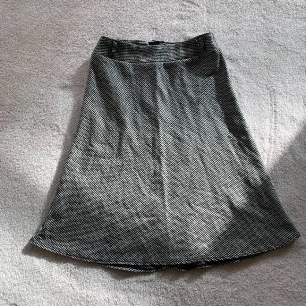houndstooth skirt S